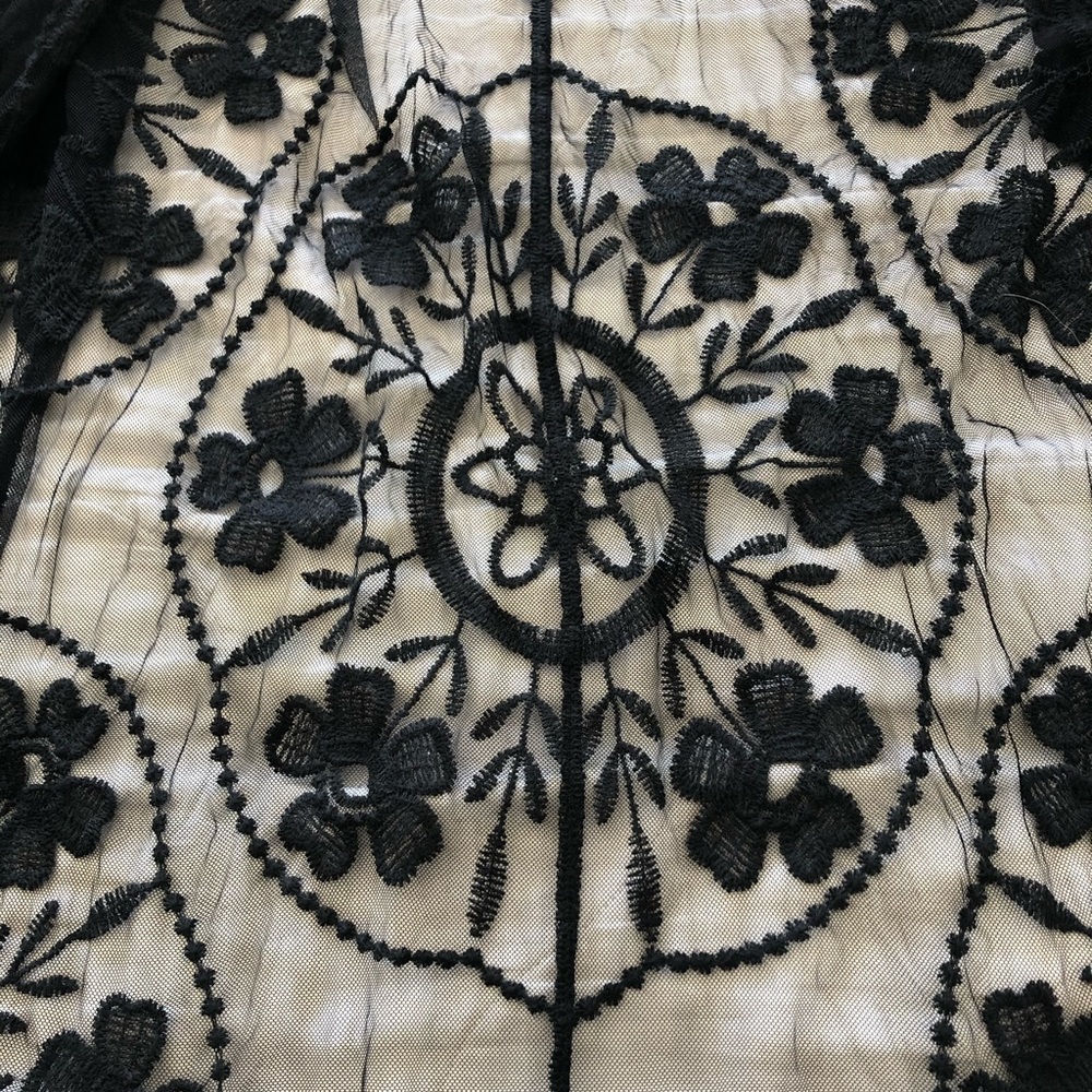 Lace Kimono - Black - Picture 3 of 4